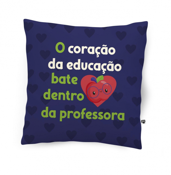 Almofada Coracao Personalizada Monte Sua Frase