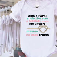 Body Amo O Papai Não Vivo Sem A Mamãe Mas Me Amarro Mesmo É No Meu Irmão 