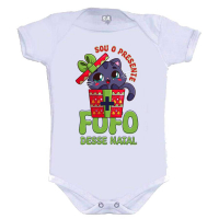 Body Bebê Natalino Estampado Presente Fofo Desse Natal 