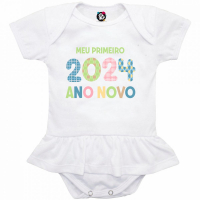 Body Com Sainha Meu Primeiro Ano Novo 2024