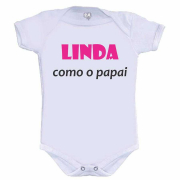 Body Divertido Linda Como O Papai