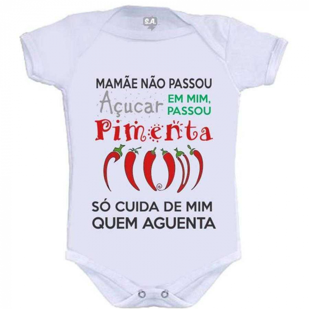 Body Divertido Mamãe Não Passou Açúcar Em Mim