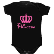 Body Divertido Princesa - Preto