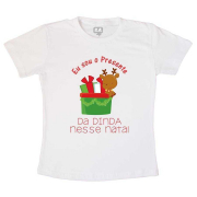 Body Ou Camisetinha  Sou O Presente Da Dinda Nesse Natal