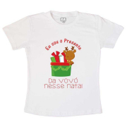 Body Ou Camisetinha Sou O Presente Da Vovó Nesse Natal