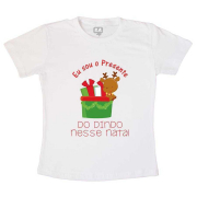 Body Ou Camisetinha  Sou O Presente Do Dindo Nesse Natal