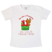 Body Ou Camisetinha  Sou O Presente Do Vovô Nesse Natal