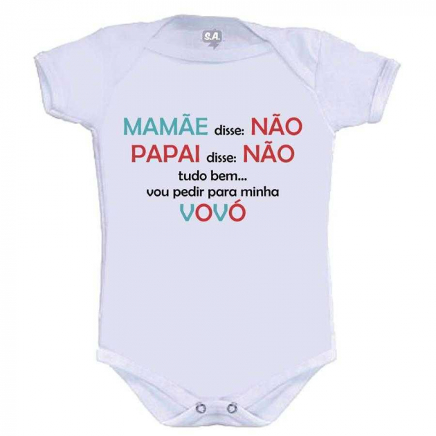 Body Divertido Vou Pedir Para Minha Vovó