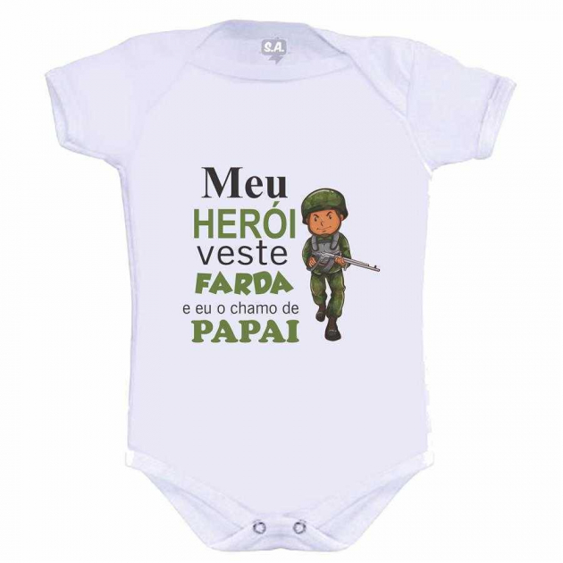 Body Meu Herói Veste Farda E Eu O Chamo De Papai