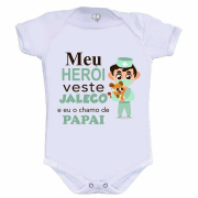 Body Meu Herói Veste Jaleco