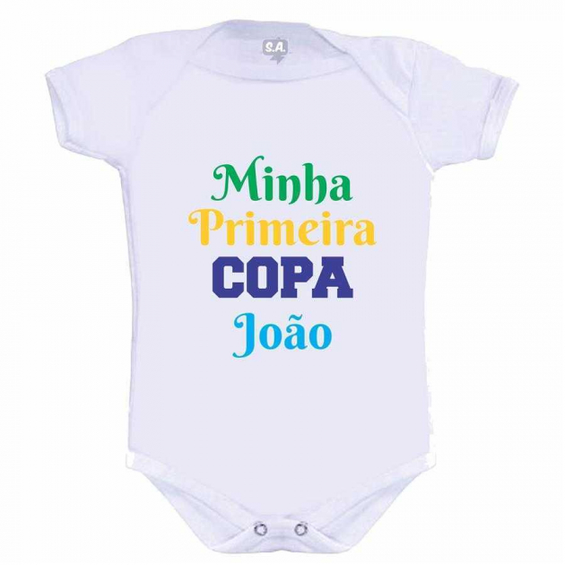 Body Minha Primeira Copa- Menino