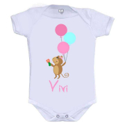 Body Personalizado Macaco Menina