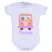 Body Personalizado Ônibus Menina