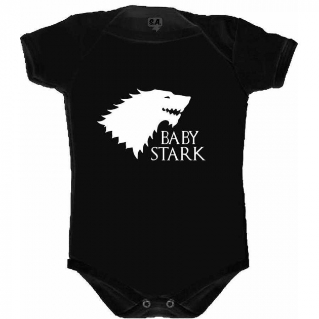 Body Preto Baby Stark