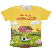 Camiseta Adulta Fazendinha