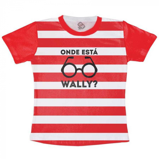 Camiseta Adulta Onde está Wally