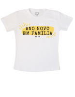 Camiseta Adulto Ano Novo Em Família 2025 