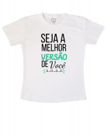 Camiseta Adulto Ano Novo Seja A Melhor Versão De Você 2025