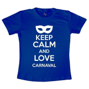 Camiseta Azul Keep Calm