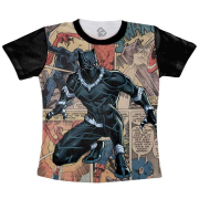 Camiseta Black Panther - Pantera Negra