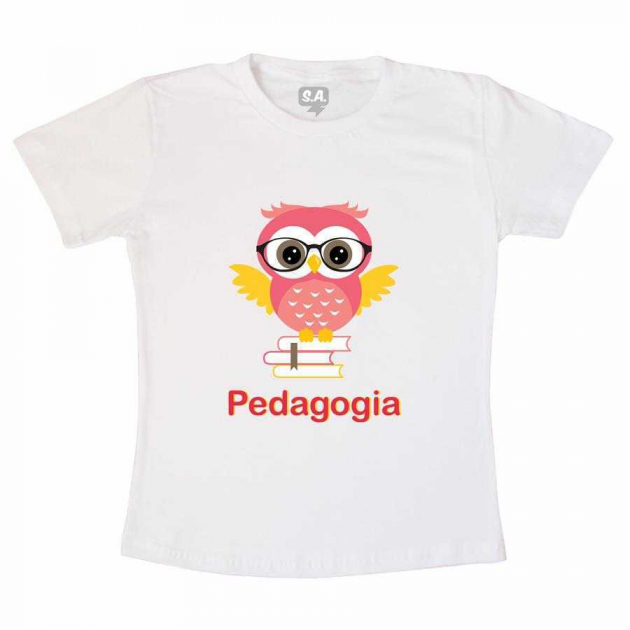 Camiseta- Coruja Pedagogia