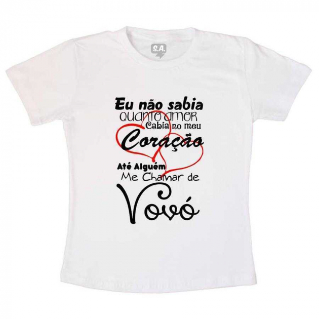 Camiseta Divertida - Me chamar de Vovó