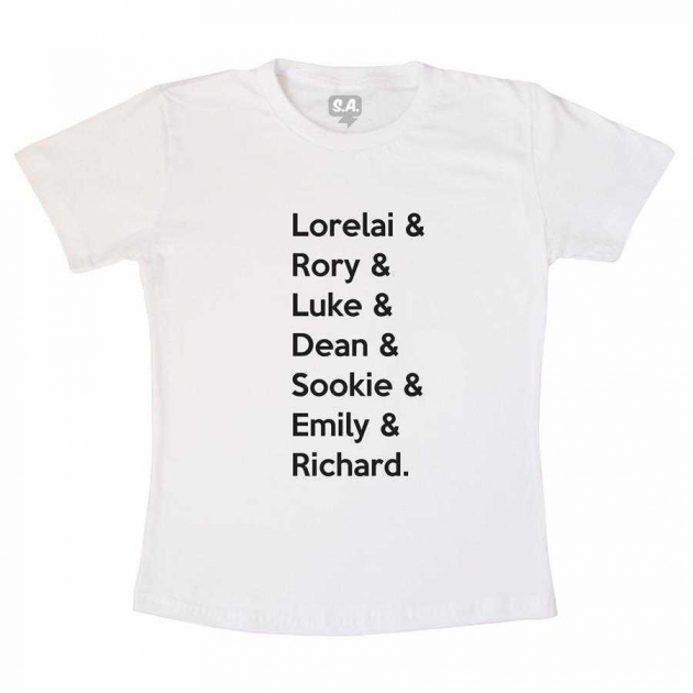 Camiseta Gilmore Girls-Nomes &