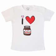 Camiseta I <3 Nutella 