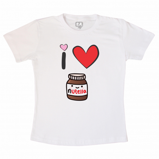 Camiseta I <3 Nutella 