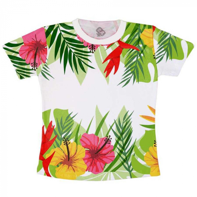 Camiseta Infantil- Floral