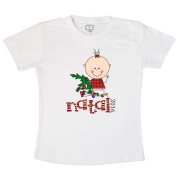 Camiseta Infantil Natal Menina