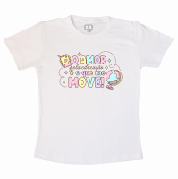 Camiseta Personalizada Professor   - O Amor Pela Educação  É  Oque  Me Move 