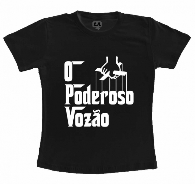 Camiseta Preta Para O Vovô O Poderoso Vozão