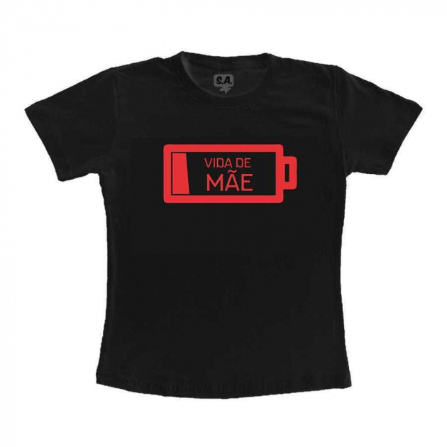 Camiseta Vida De Mãe