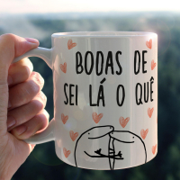 Caneca Flork Bodas De Sei Lá O Quê