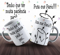 Caneca Flork Tenho Que Ter Muita Paciência