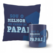 Kit Almofada E Caneca - Cargo De Papai 