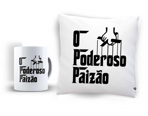 Kit Almofada E Caneca O Poderoso Paizão 