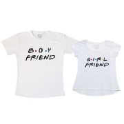 Kit Bata E Camiseta - Boy Friend  Girl Friend