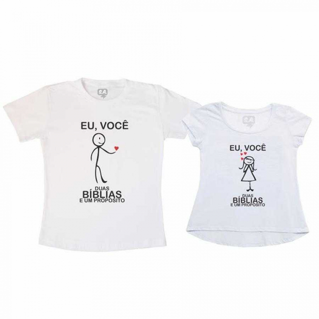 Kit Bata E Camiseta - Eu Você