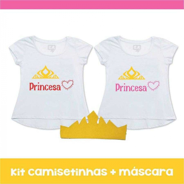 Kit Batinhas Princesa com Coroa