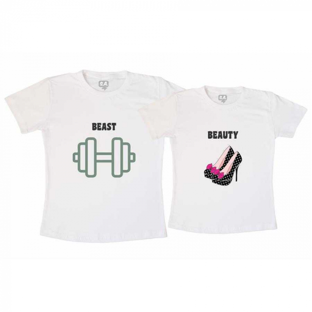 Kit Camisetas Beast Beauty