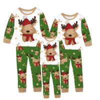 Kit Família Pijama Inverno Renna de Natal