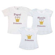 Kit Família Papai e Mamãe de uma Princesa