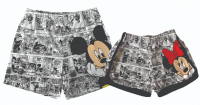 Kit Shorts De Verão Tactel Casal Mickey E Minnie 