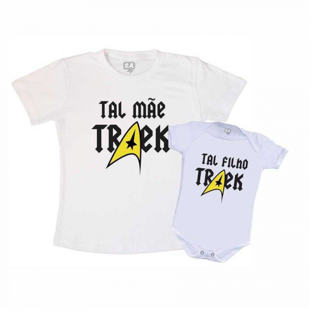 Kit Tal Mãe, Tal Filho - Star Trek Amarelo