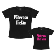 Kit Tal Pai, Tal Filha Poderoso Chefão - Chefinha - Preto