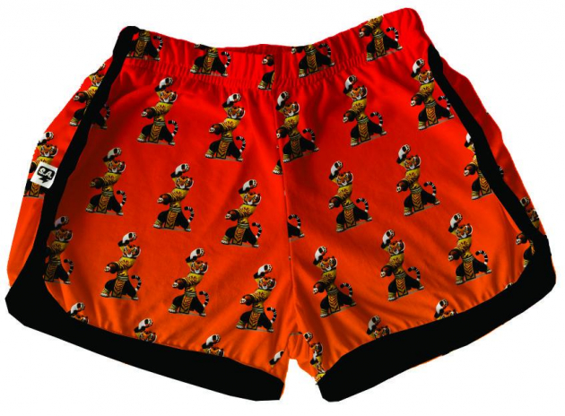 Short Tactel Feminino Infantil Tigresa