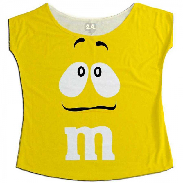 T Shirt Adulta  - M&M Amarelo