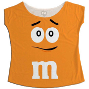 T Shirt Adulta  - M&M Laranja